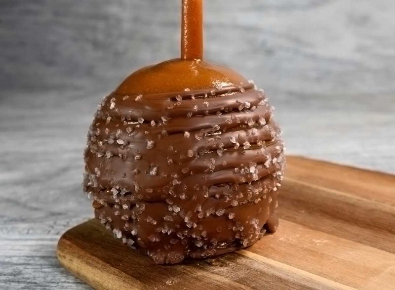 Gourmet Sea Salt Caramel Apples