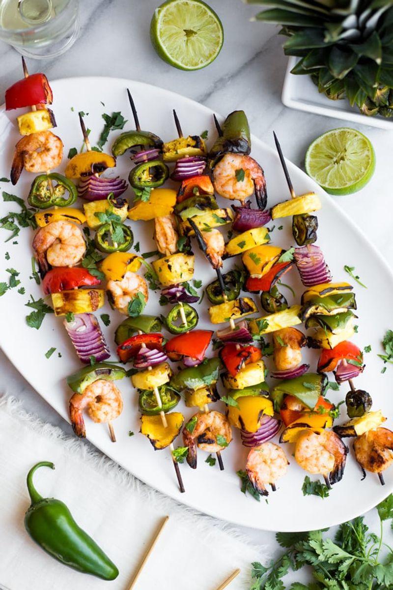 Spicy Grilled Shrimp Skewers
