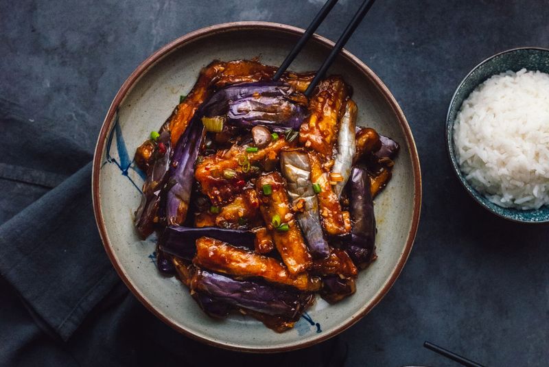 Spicy Sichuan Eggplant
