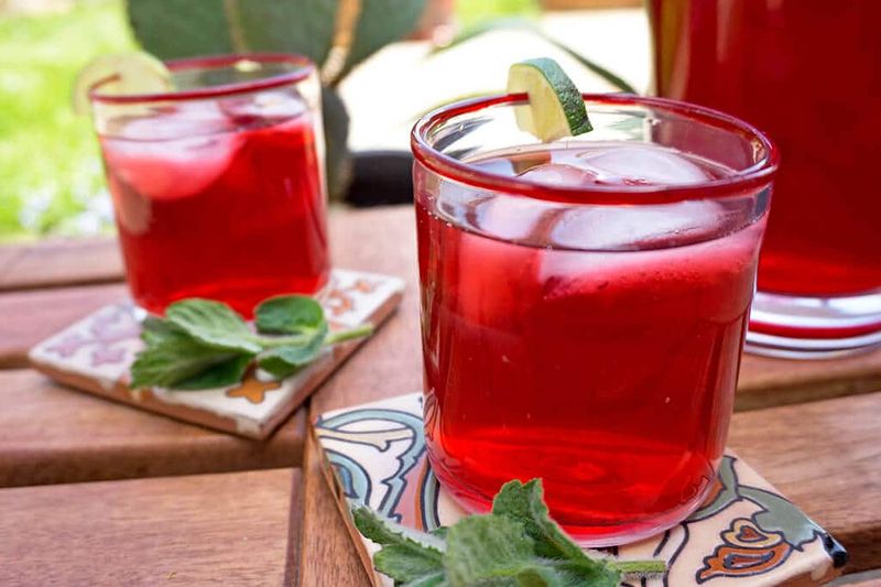 Iced Hibiscus Tea