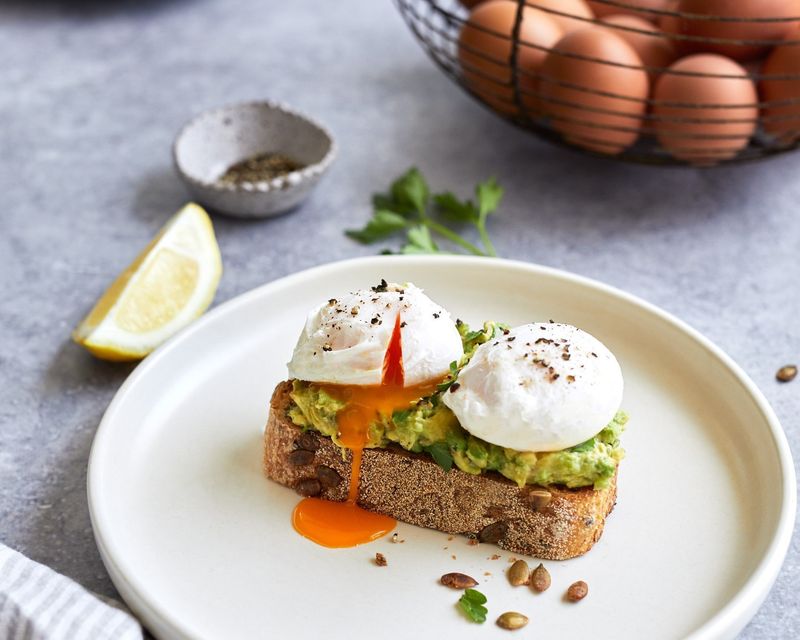 Poached Eggs on Avocado Toast