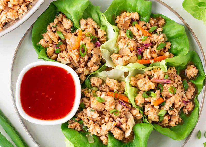 Thai Chicken Lettuce Wraps