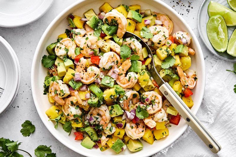 Spicy Shrimp and Mango Salad