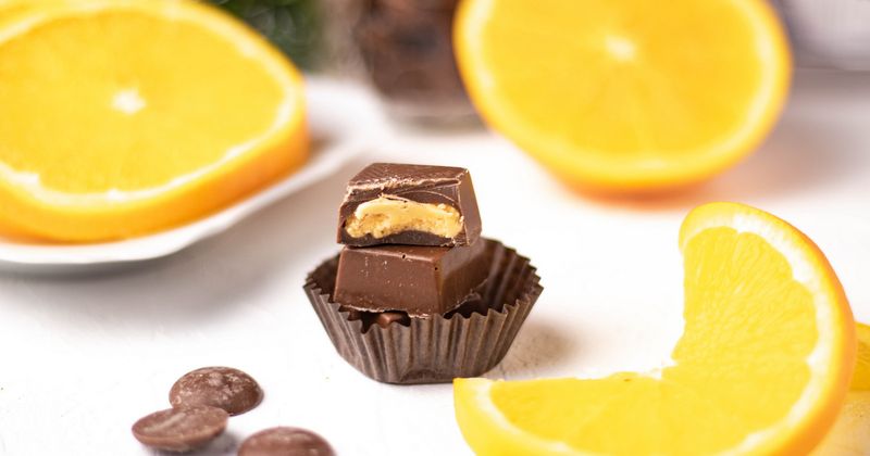 Orange Blossom Chocolate Cups