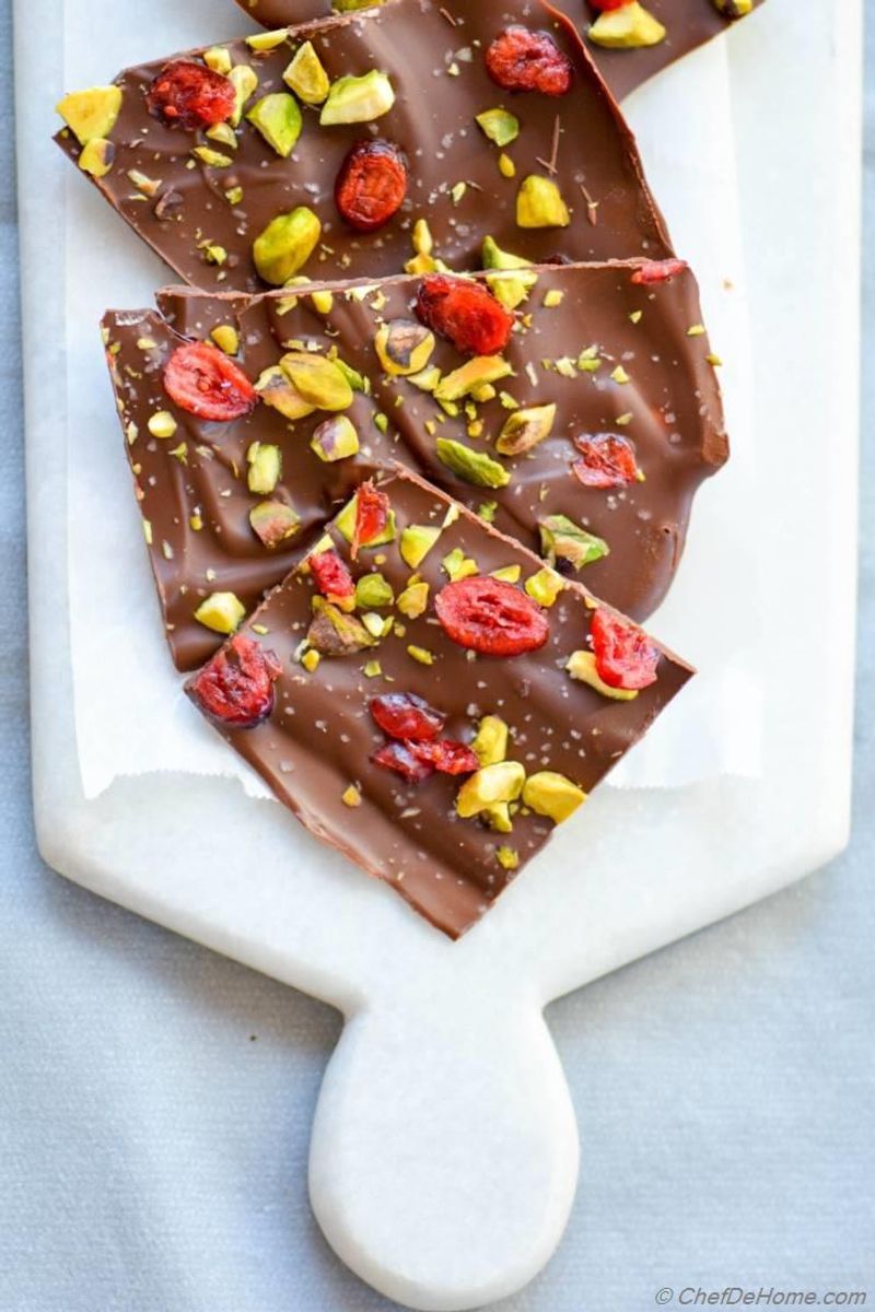 Chocolate Pistachio Bark
