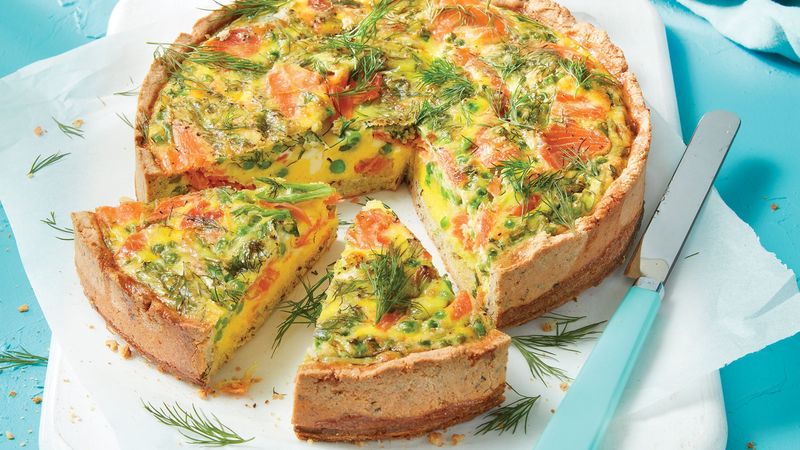 Smoked Salmon Quiche