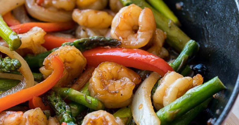 Honey Garlic Shrimp Stir-Fry