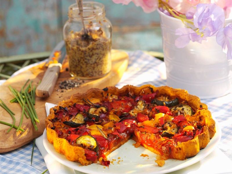 Roasted Vegetable Tart