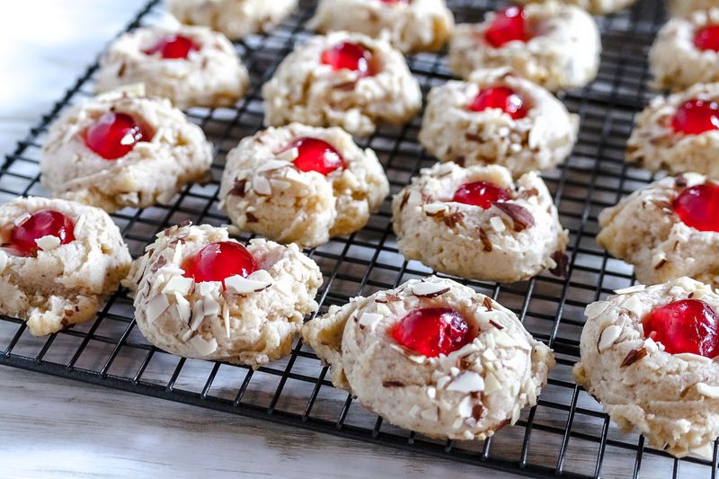 Cherry Almond Cookies