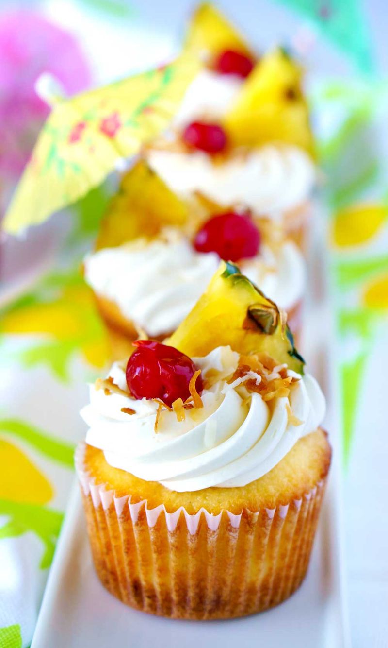 Pina Colada Cupcakes