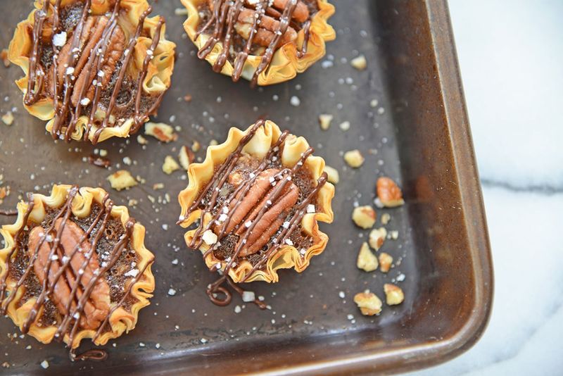 Mini Pecan Tarts with Espresso