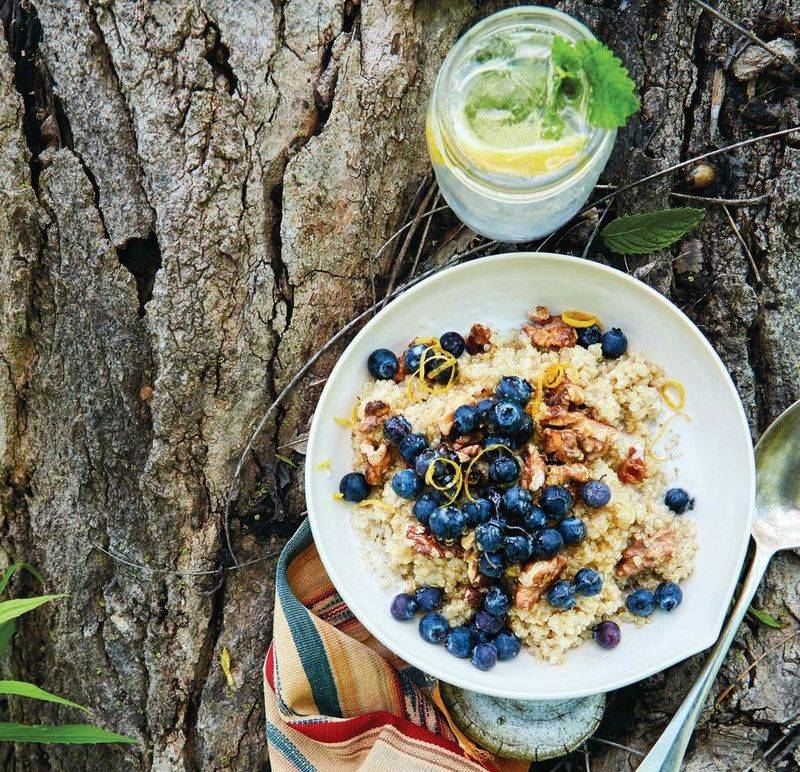 Lemon Blueberry Quinoa Bowl