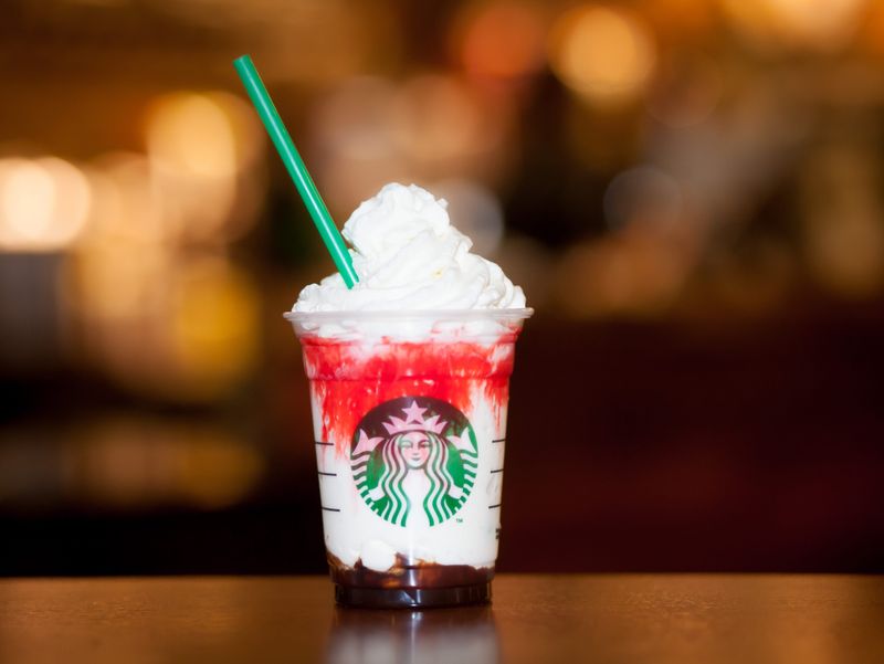 Raspberry Chocolate Frappuccino