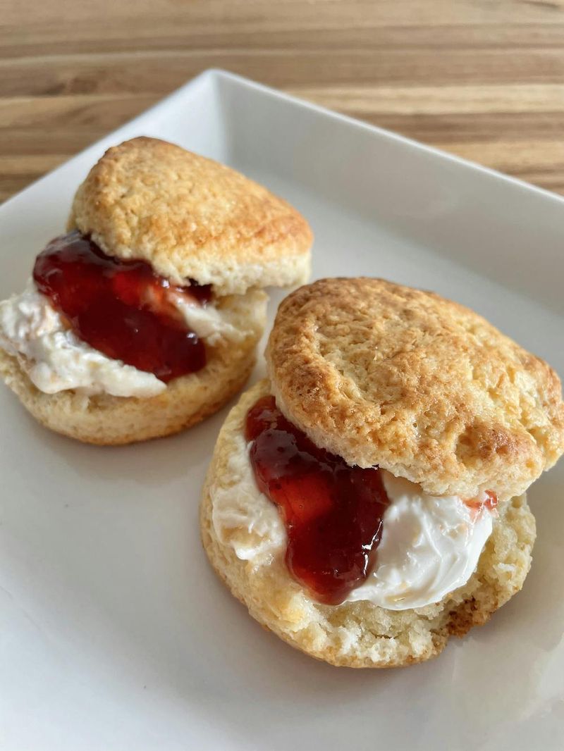 Scones with Clotted Cream and Jam