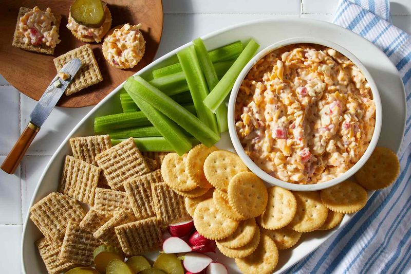 Colored Cheese Spreads
