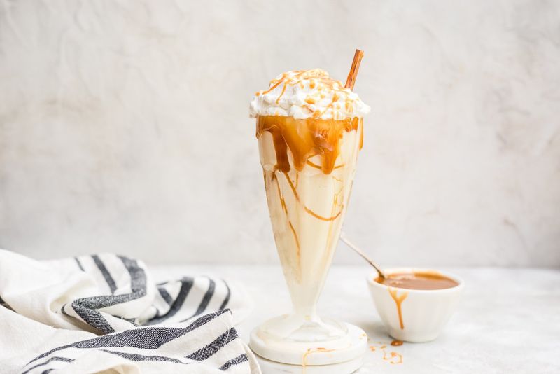 Caramel Apple Milkshake