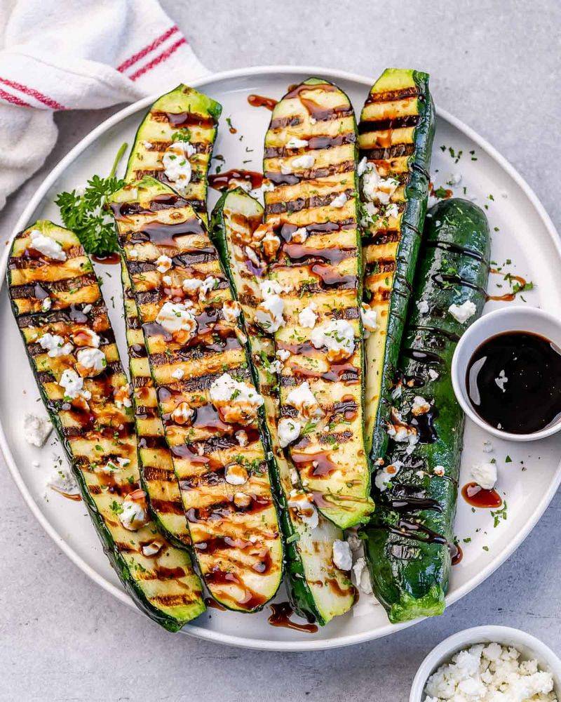 Balsamic Grilled Zucchini