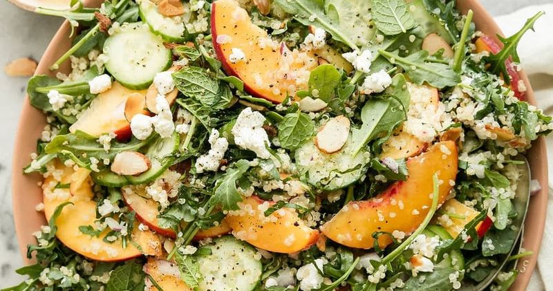 Peach and Quinoa Salad
