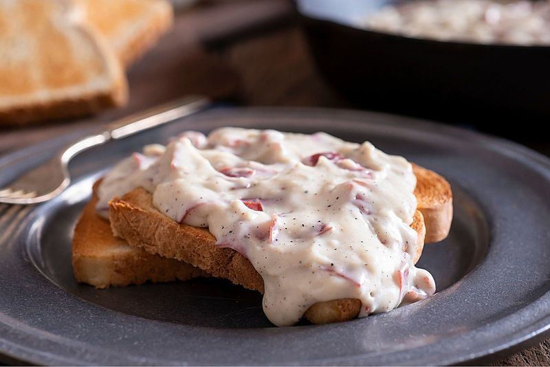 Creamed Chipped Beef on Toast
