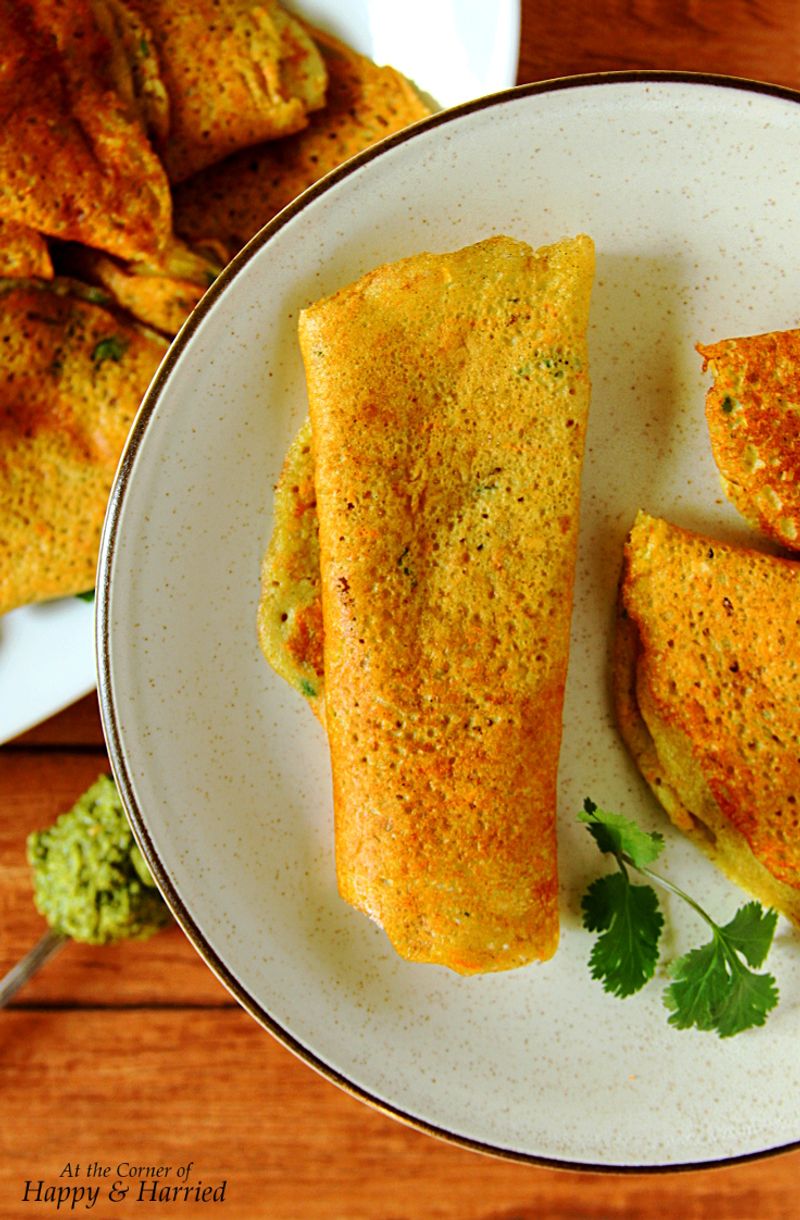 Savory Lentil Crepes