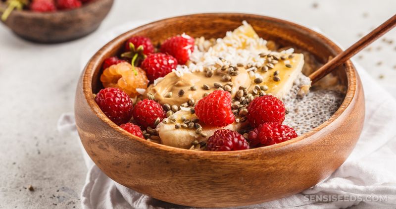 Chia and Hemp Seed Porridge