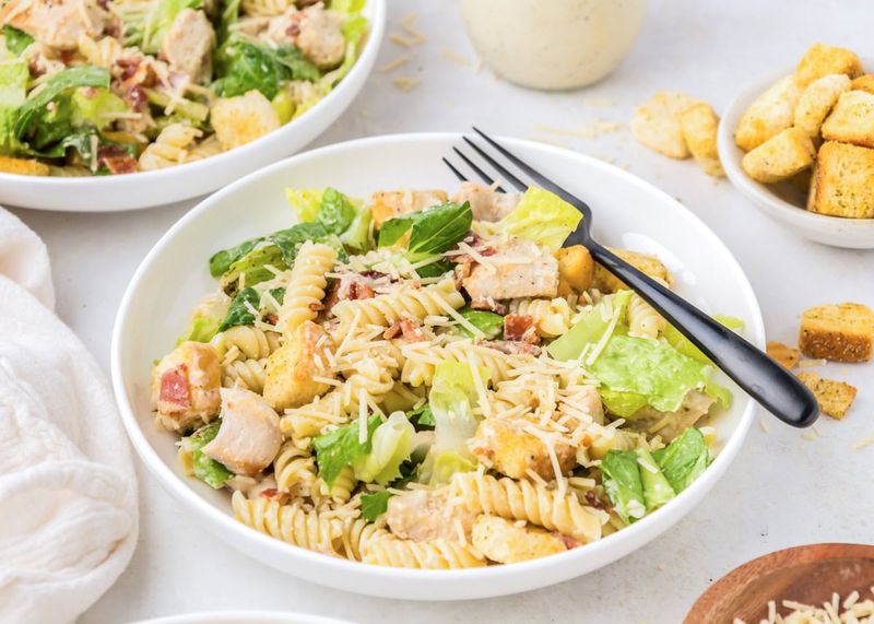 Chicken Caesar Pasta Salad