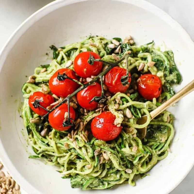 Zucchini Noodles with Pesto