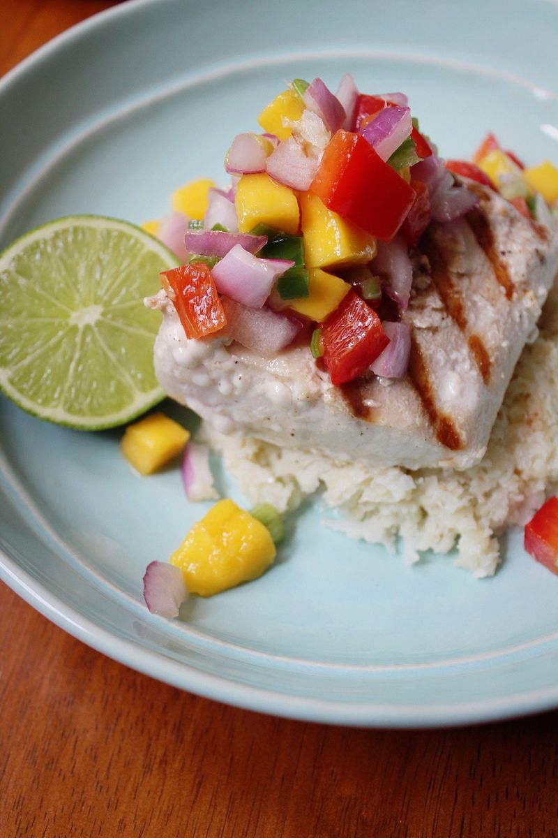 Grilled Mahi Mahi with Mango Salsa