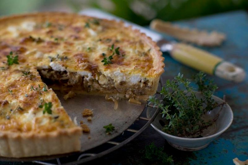 Caramelized Onion and Goat Cheese Tart