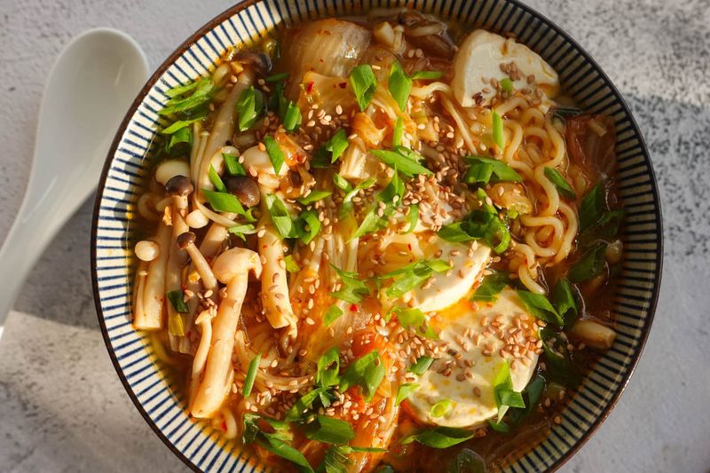 Spicy Korean Kimchi Ramen