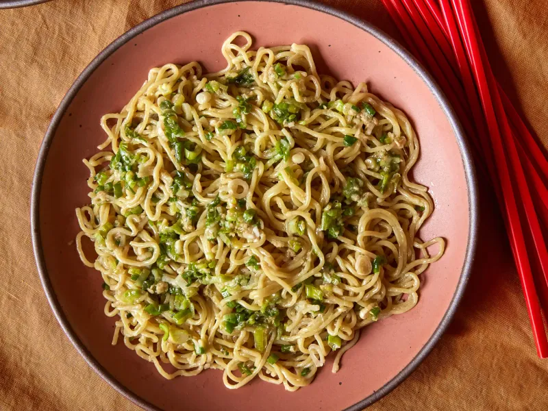Ginger Scallion Noodles
