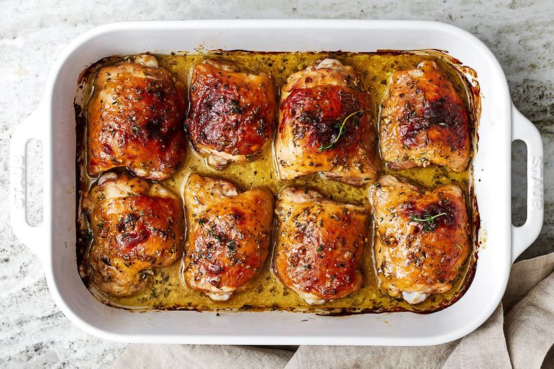 Honey Mustard Chicken Thighs