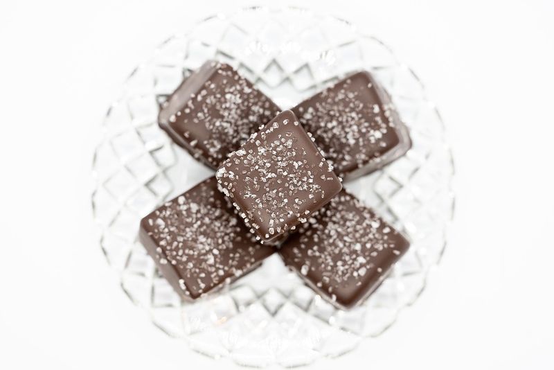 Dark Chocolate Sea Salt Caramels