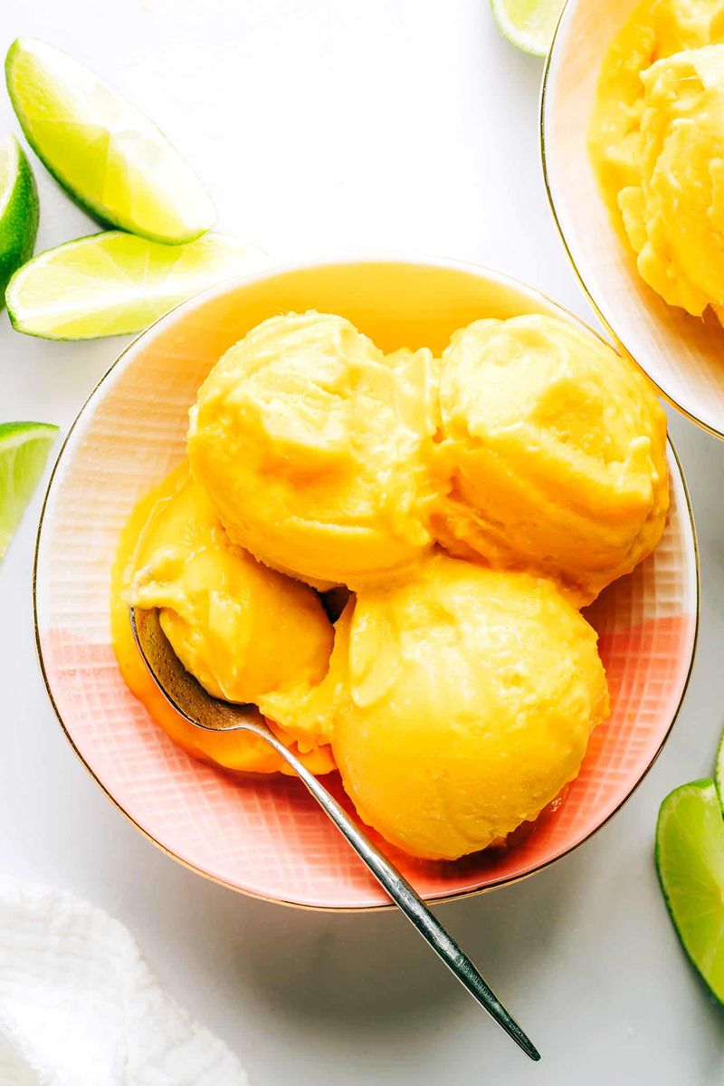Refreshing Mango Sorbet