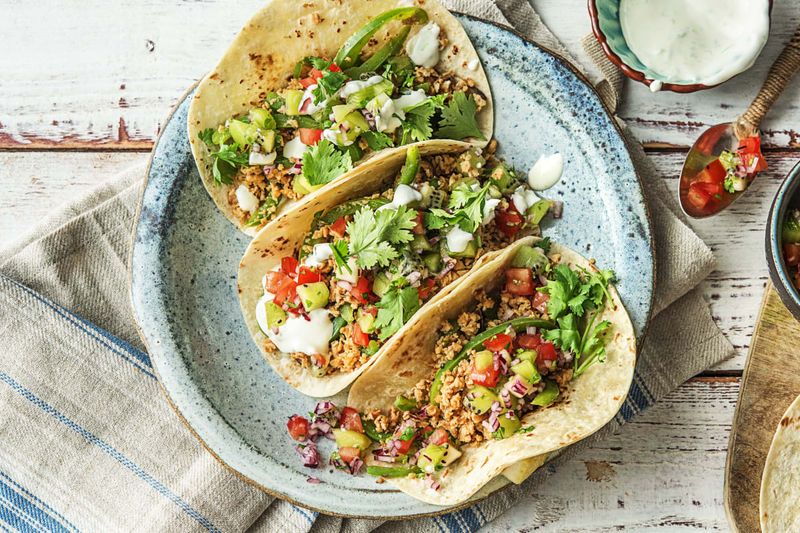 Seitan Tacos with Pineapple Salsa