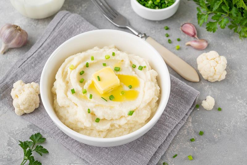 Garlic Mashed Cauliflower