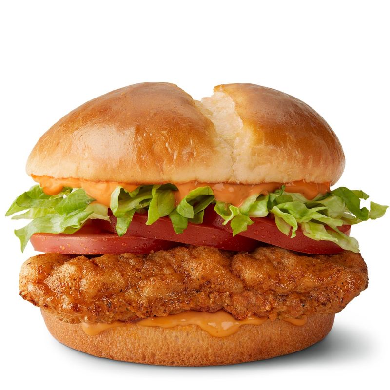 Spicy Deluxe Crispy Chicken Sandwich