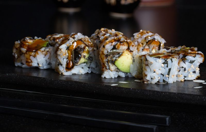 Salmon Skin Sushi Roll