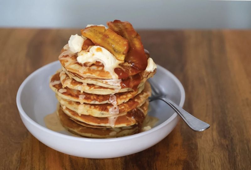 Caramelized Banana Pancakes