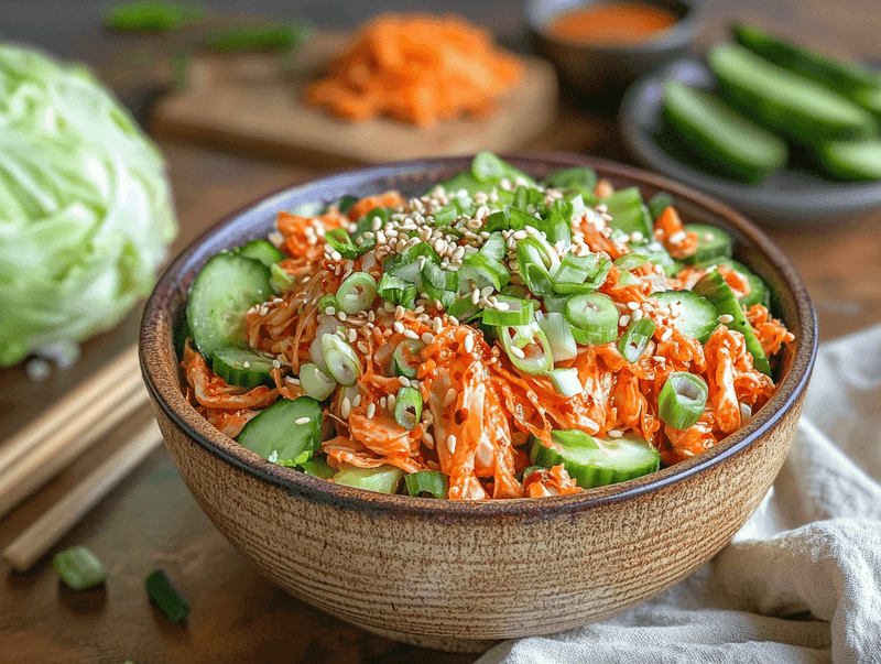 Spicy Kimchi Bits