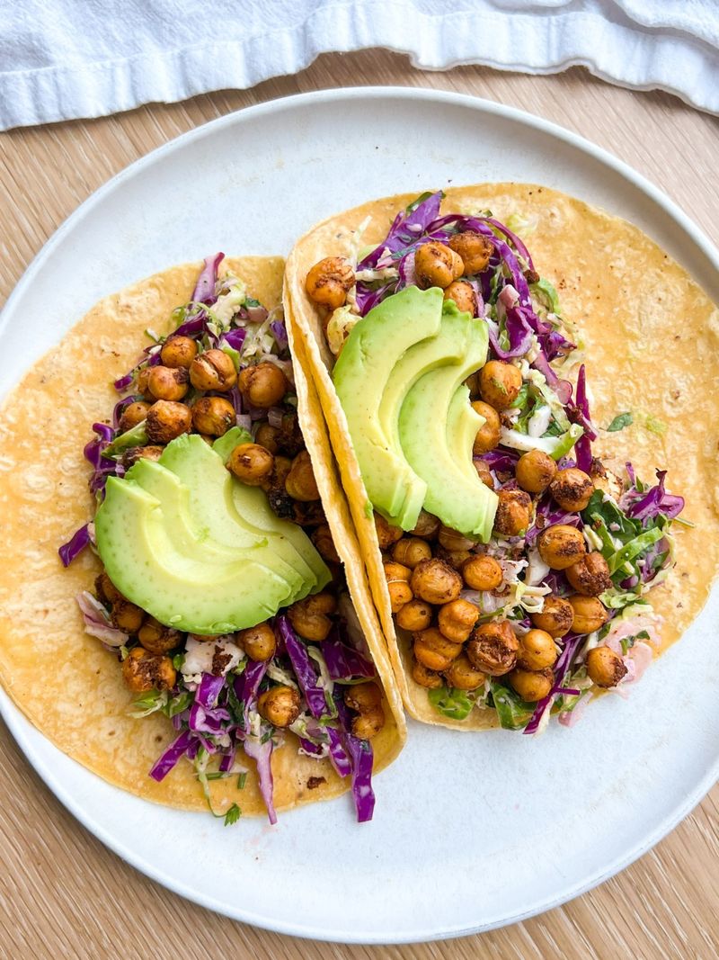 Crispy Chickpea Tacos