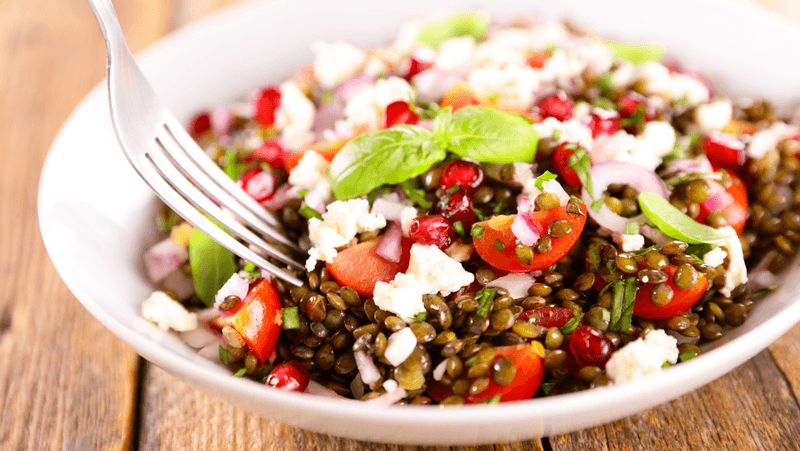 Middle Eastern Lentil Salad