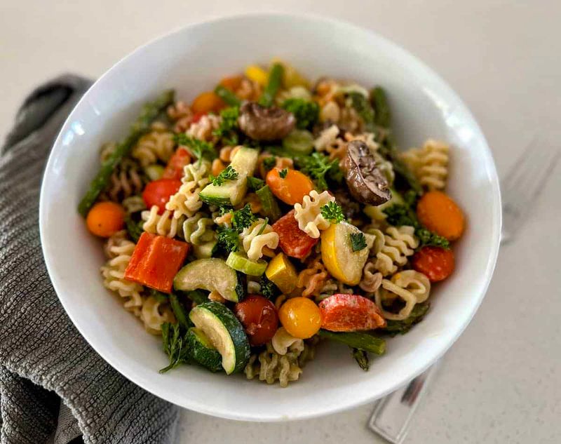 Roasted Vegetable Pasta Salad
