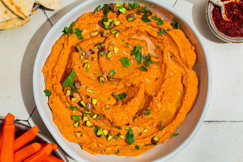 Spiced Carrot and Harissa Dip