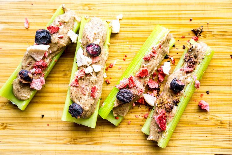 Almond Butter Celery Sticks