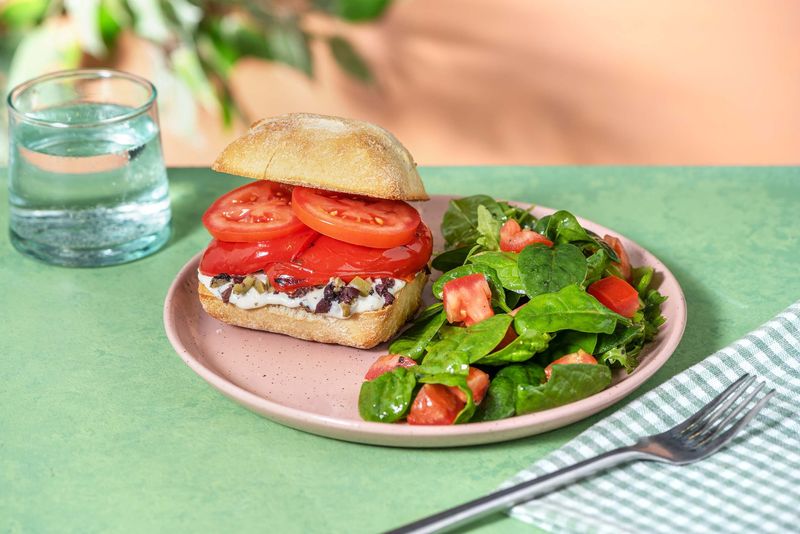 Mediterranean Veggie Sandwich