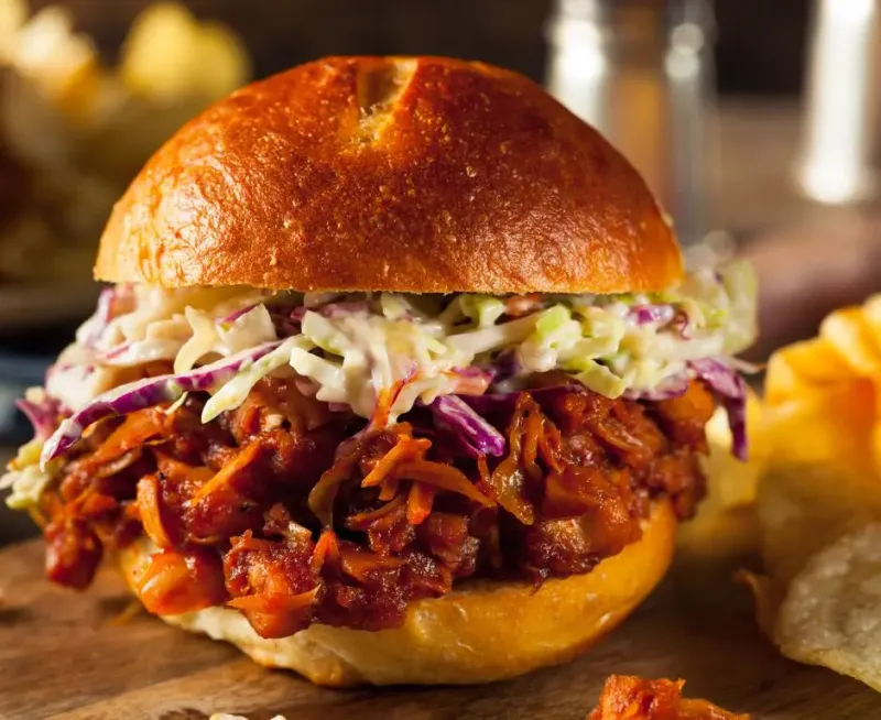 BBQ Jackfruit Sandwich