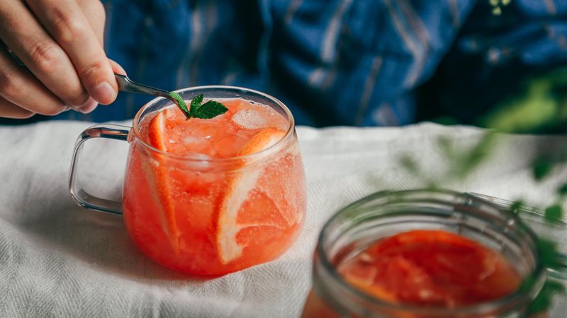 Zesty Grapefruit Peel Tea