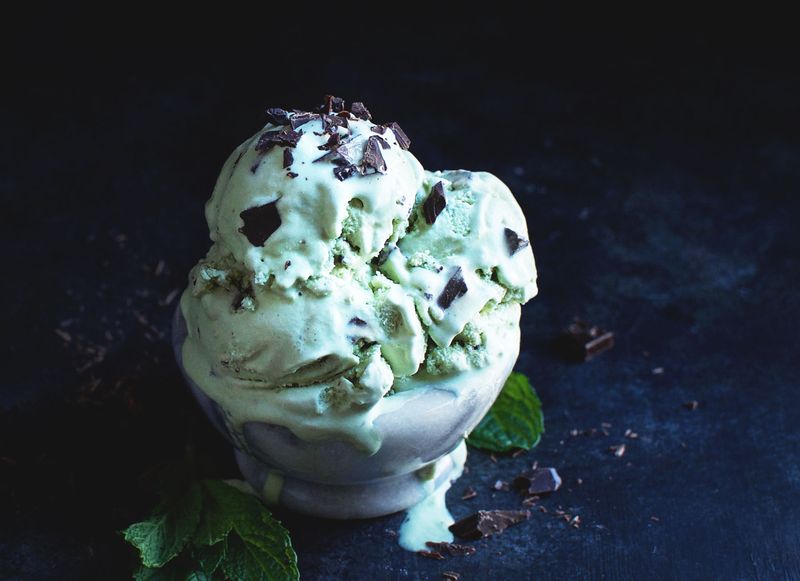 Chocolate Mint Ice Cream