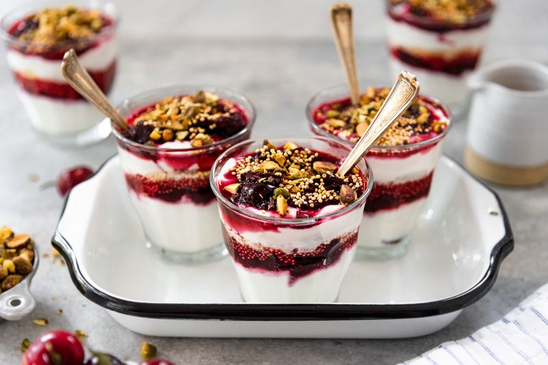 Cherry Yogurt Parfait